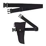 W WIDMANN MILANO Party Fashion 00050 - S.W.A.T Holster mit Gürtel, Schwarz, Pistolenhalter,...