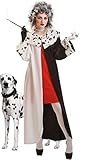Cruella-Mantel-Kostüm für Damen M