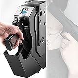 Tragbarer Waffentresor mit 2 Schlüsseln, intelligenter Waffentresor für...