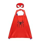 GREAHWD Superhelden Kostüm, Superhelden Umhänge und Masken, Kinder Spielzeug ab 3-9 Jungen...