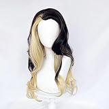 NEZIH Wig Anime Cosplay Coven Ahri Cosplay Perücke Cosplay Ahri Perücke Lang Gewellt Lila Gemischt...