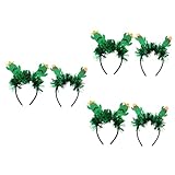 Angoily 6 Stück Kaktus Haarreif Stirnband Niedliches Kaktus Kostüm Zubehör für Damen Grün...