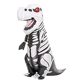 Spooktacular Creations Aufblasbares Halloween-Kostüm Skelett Dinosaurier Ganzkörper T-Rex...