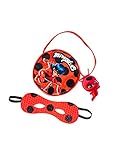 Rubies Marienkäfer-Masken-Set für Mädchen, Mini-Tasche und Augenmaske, offizielle Miraculous...