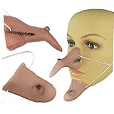 Fopytu 4 Pcs Böse Hexennase Und Kiefer Setzt Realistische Falsche Nase Und Kiefer Für Halloween...
