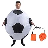 JYCRA Aufblasbares Fußball-Fußball-Kostüm, Lustiges Karnevals-Fußball-Kostüm,...