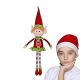 Weihnachtself, Plüsch-Elfen-Ornamente-Dekor, 65cm Weihnachtself Puppes Mit Langem Bein,...