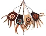 1 Medizinbeutel mit Dreamcatcher 7,5 x 6 cm, ideal für den Kindergeburtstag