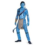 Disney Offizielles Premium Jake Avatar Kostüm Herren Erwachsene, Kostüm Avatar Costume Maske Blau,...