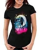 CottonCloud Sailor Storm Damen T-Shirt Moon Anime Manga Cosplay Crystal, Größe:M