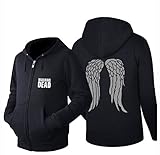 Fuman Daryl Kapuzenjacke Dixon Flügel Hoodie Pullover Kapuzenjacke Sweatjacke Reißverschluss