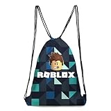 Umbrean Rob-lox Rucksack mit Kordelzug Einkaufsrucksack Spiel Laptoprucksäcke