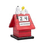 Grupo Erik Ewiger Kalender Peanuts Snoopy Figur - 3D Kalender Tischkalender zum Aufstellen -...