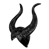 Vliebb Maleficent Hörner Frauen Kostüm Halloween Kopfschmuck Latex Hörner Mottoparty Kostümparty...