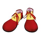 PARTY DISCOUNT Schuhe Clown, rot-gelb, Einheitsgröße