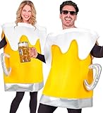 W WIDMANN MILANO Party Fashion - Kostüm Bierkrug, Overall für Bierfeste, Volksfeste, Karneval