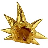 papapanda Plüschmütze Perücke Gold Goku Dragon Drachen Kostüm Zubehör Karneval für Kinder...