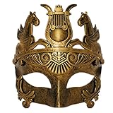Ubauta Goldene antike griechische spartanische Krieger römischer Gladiator Maske, für Maskerade...
