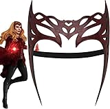 Scarlet Witch Crown Kopfbedeckung Wanda Maximoff Kostüm Krone Kopfbedeckung Wanda Cosplay Maske...
