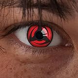 aricona Kontaktlinsen - Sharingan Kontaktlinsen Kakashi´s Mangekyou - Farbige Kontaktlinsen ohne...