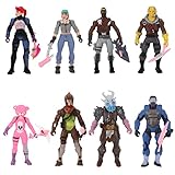 Tortendeko, 8 Stück Mini Figuren Set Cake Topper, Figuren mit Erntewerkzeugen, Geburtstag Party...