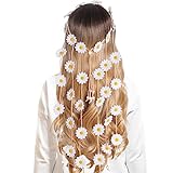 Mezrkuwr Blumen-Gänseblümchen-Stirnband, Blumenkrone, Sommer-Sonnenblumen-Haarschmuck für...