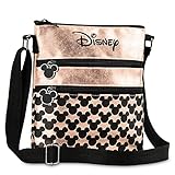 Disney Umhängetasche Damen und Teenager, Mickey Mouse und Minnie Mouse Tasche Damen, Kleine...
