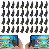 Tyqour 40 Stück Finger Sleeve Gaming Atmungsaktive Fingerhülsen Handschuhe für Gaming PUBG Finger...