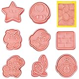 Keksausstecher Ausstechformen Kinder Set, Mario 3d Ausstecher Brot Und GemüSe Kinder, PläTzchen...