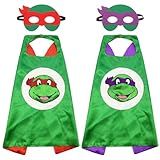 Teenage Mutant Ninja Turtles Umhänge Kostüm,2 Sets Teenage Mutant Ninja Turtles Kostüm...