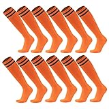 6 Paare Fußball Socken Farbe Stretchy Kompression Knie High Tube Socken Fußball Sport Athletik...