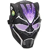 Marvel Avengers Black Panther Vibranium Power-Maske, elektronisches Rollenspielzeug mit Lichtern,...
