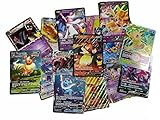 Pokeman XXL Karten - Englisch - 3er-Pack - Jumbo Oversized Zufällige Rarität V/VMAX/Holo/EX/GX +...