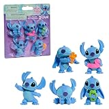 Just Play Jungen Stitch Vorteilspackung mit 5 Figuren, Mehrfarbig, 15.24