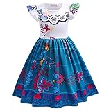 Atorcher Encanto Mirabel Kleid für Mädchen, Mädchen Mirabel Isabela Kostüm Kinder, Mädchen...