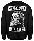 See You IN Valhalla Herren Sweatshirt | Thor | Vikings Shirt | Ragnar | Rising | Walhalla | Wodan |...
