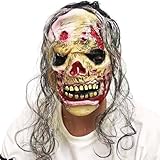 Yueser Halloween Masken Horror, Ghostface Maske Grusel Maske Halloween Mask Zombie Maske...