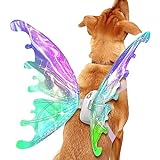 Elektrische Flügel für Hunde, Halloween-Kostüme für Hunde, leuchtende Flügel für Haustiere,...