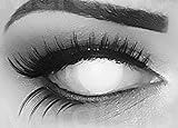 Farbige komplett weisse Sclera Crazy Fun Kontaktlinsen ohne Stärke 'Blind White' perfekt zu...