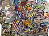 Pokemon 3 zufällige V/GX/EX/VMAX/Vstar Ultra Rare sehr seltene Karten + 1 Heartforcards Toploader