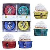 PME Harry Potter Cupcake-förmchen Folienbeschichtet, 60er-set, Hogwarts Häuser