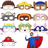 Puppy Party Masken，Paw Dog Patrol Spielzeug,Puppy Party Masken,Geburtstag Augenmaske，Charakter...