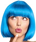 Bob Perücke Wig Cabaret Pagenkopf Pagen Charleston Perücken für Karneval/Fasching & Motto Party -...