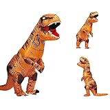 PARAYOYO Aufblasbare Kostüm Erwachsene Dinosaurier Kostüm Trex Kostüm Dino Kostüm Halloween...