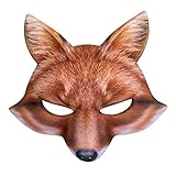 Boland - Halbmaske, realistischer Druck, Gummizug, Karneval, Halloween, Fasching, Mottoparty,...