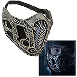 Mortal Kombat Destruction 2021 Film Scorpion/Sub-Zero/Lin Kuei Warriors Mask Latex Cosplay Halloween...