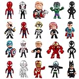 Kuchenaufstecker Xingsky Marvel Figuren set,20 Stück Mini Avengers Figuren, Marvel Figuren Klein...
