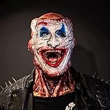 Lanckeli Doppelte Schicht Abziehbare Oberfläche Halloween Horror Clown Maske + Blutiger Schädel,...