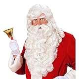 Widmann - Perücke Weihnachtsmann mit Bart, Schnurrbart und Augenbrauen, Nikolaus, Santa Claus,...