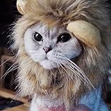 Bello Luna Löwe Haar Kopfbedeckung für kleinen Hund und Katzen, Löwe Mähne Perücke Welpen...